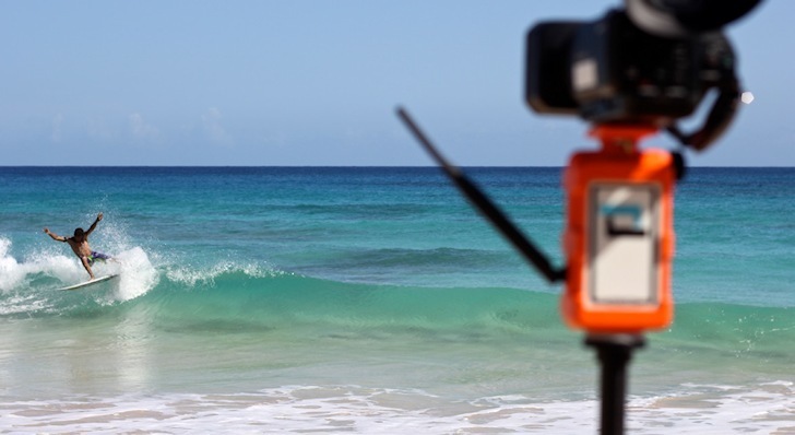 あの自動追跡ｶﾒﾗ Soloshot がついにｸﾞﾚｰﾄﾞｱｯﾌﾟ Kicky Surfing